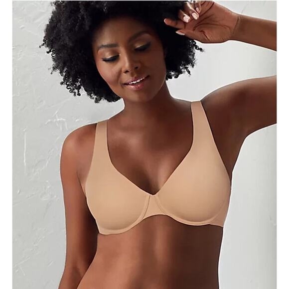 Le Mystère Women's Natural Smooth Shape Unlined Underwire Bra Size 34D NWT - Picture 4 of 12